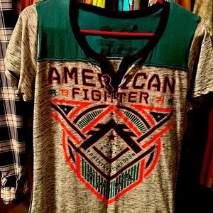 American fighter shirt